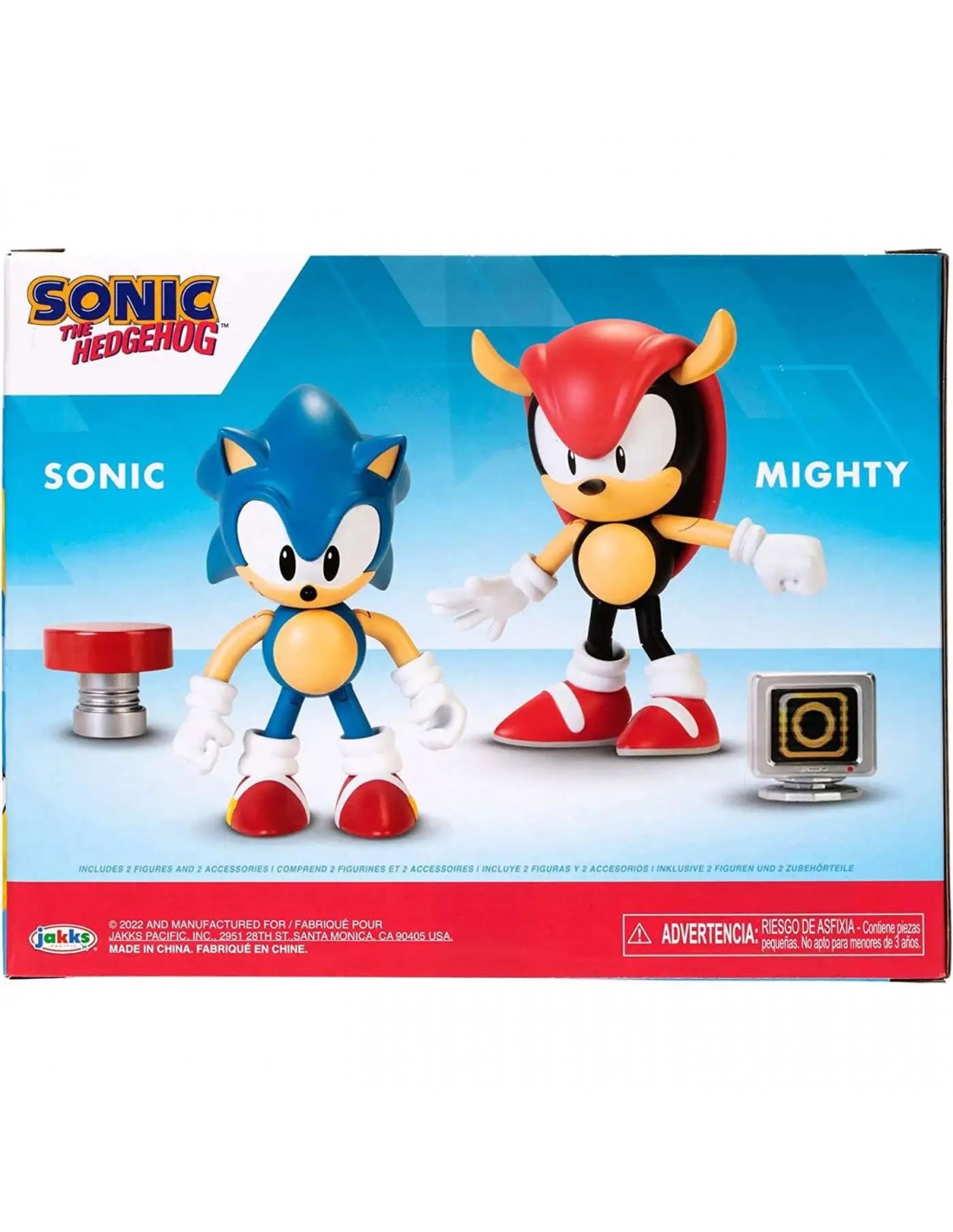 Sonic Sonic 4 Inch 2 Pack Classic Sonic Sonic 4 Inch 2 Pack Classic