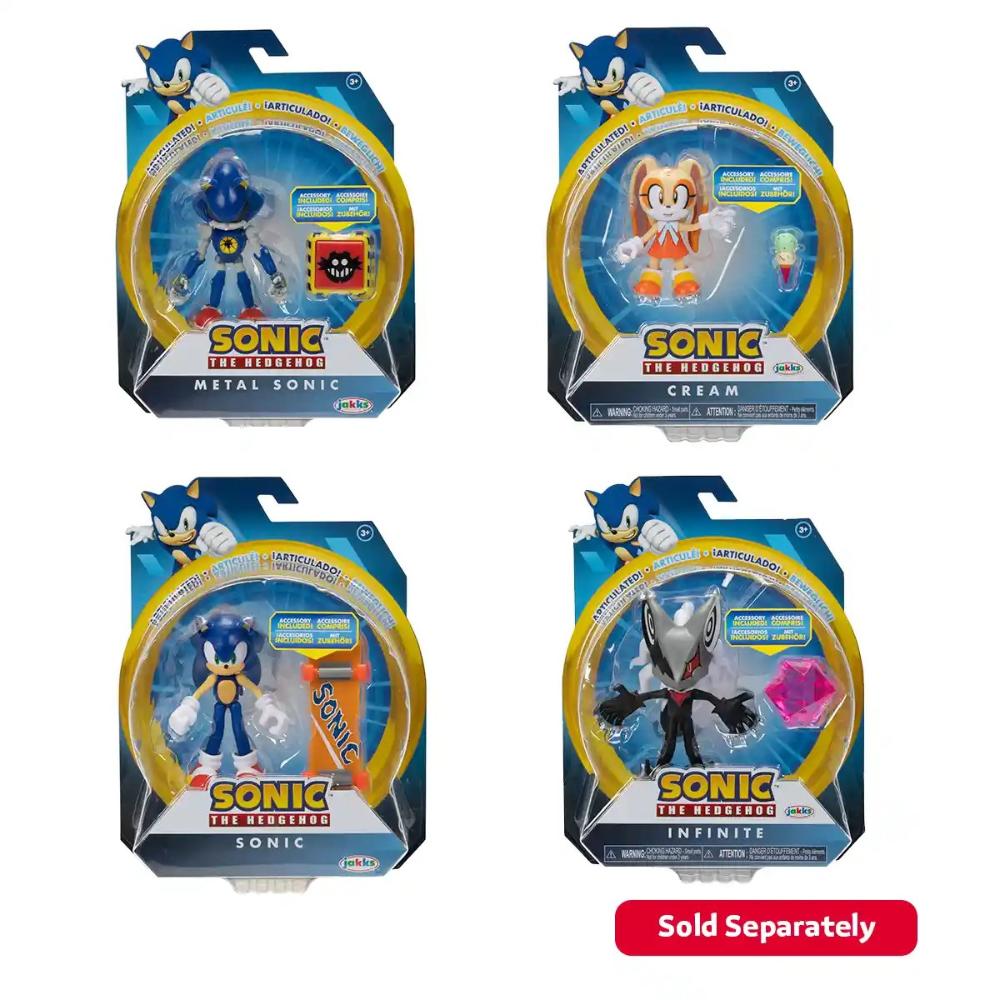 Sonic 4 Inch Wave Assorted Sonic 4 Inch Wave Assorted