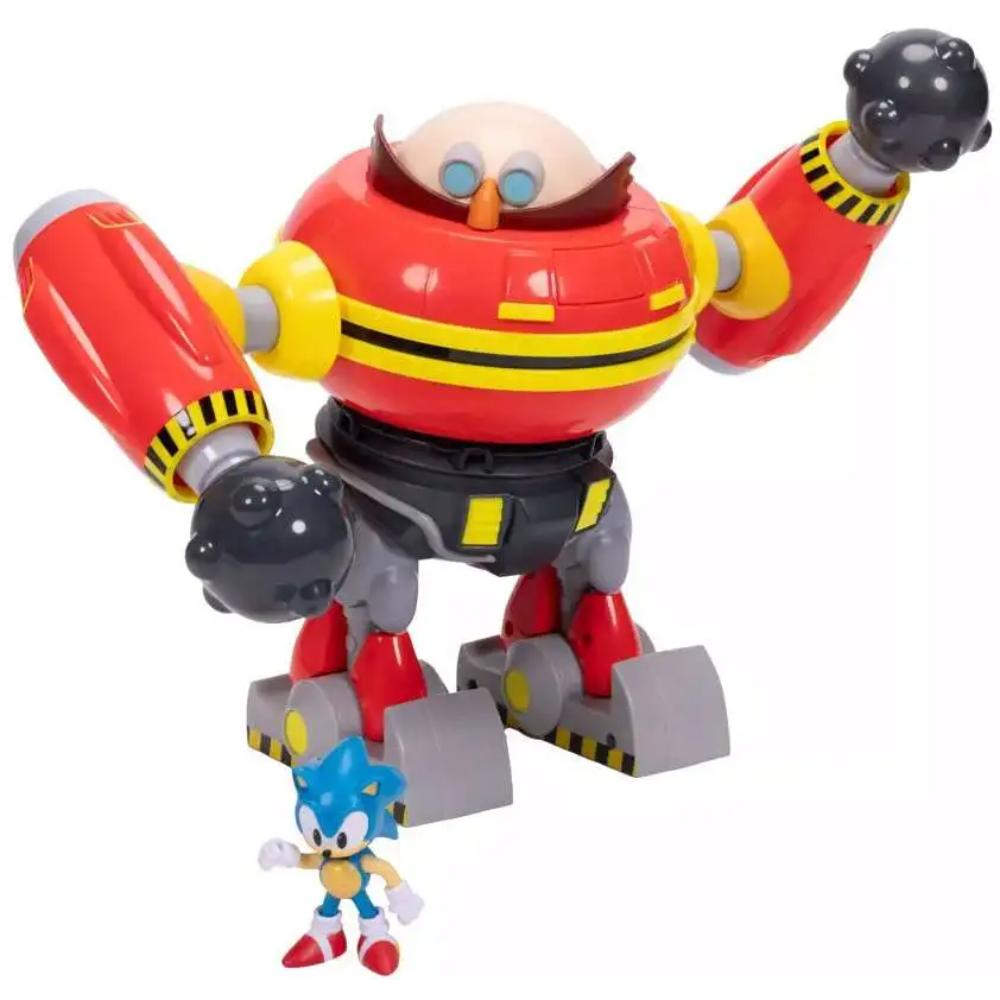 Sonic The Hedgehog Hammer Egg Robot + Sonic Playset