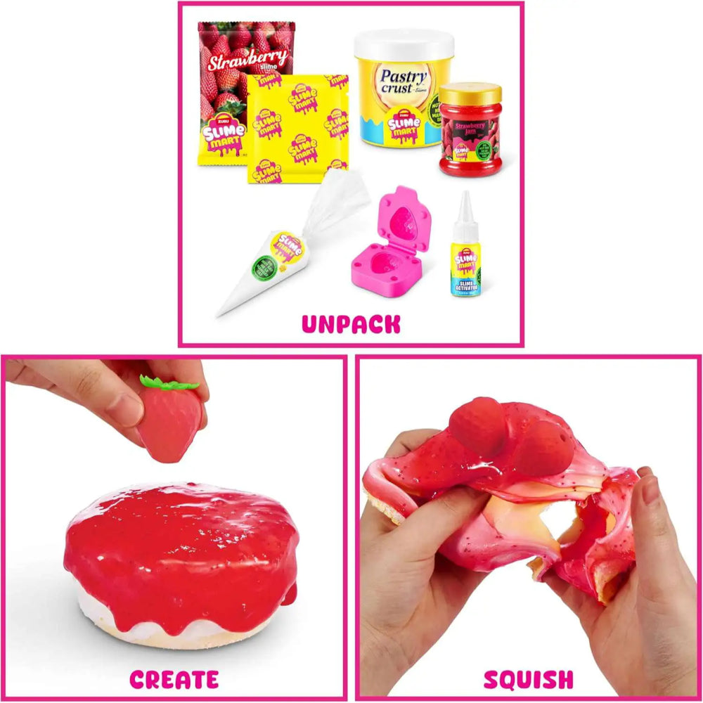 Zuru Slimemart Shopping Bag  S1 Strawberry Cheesecake Bag