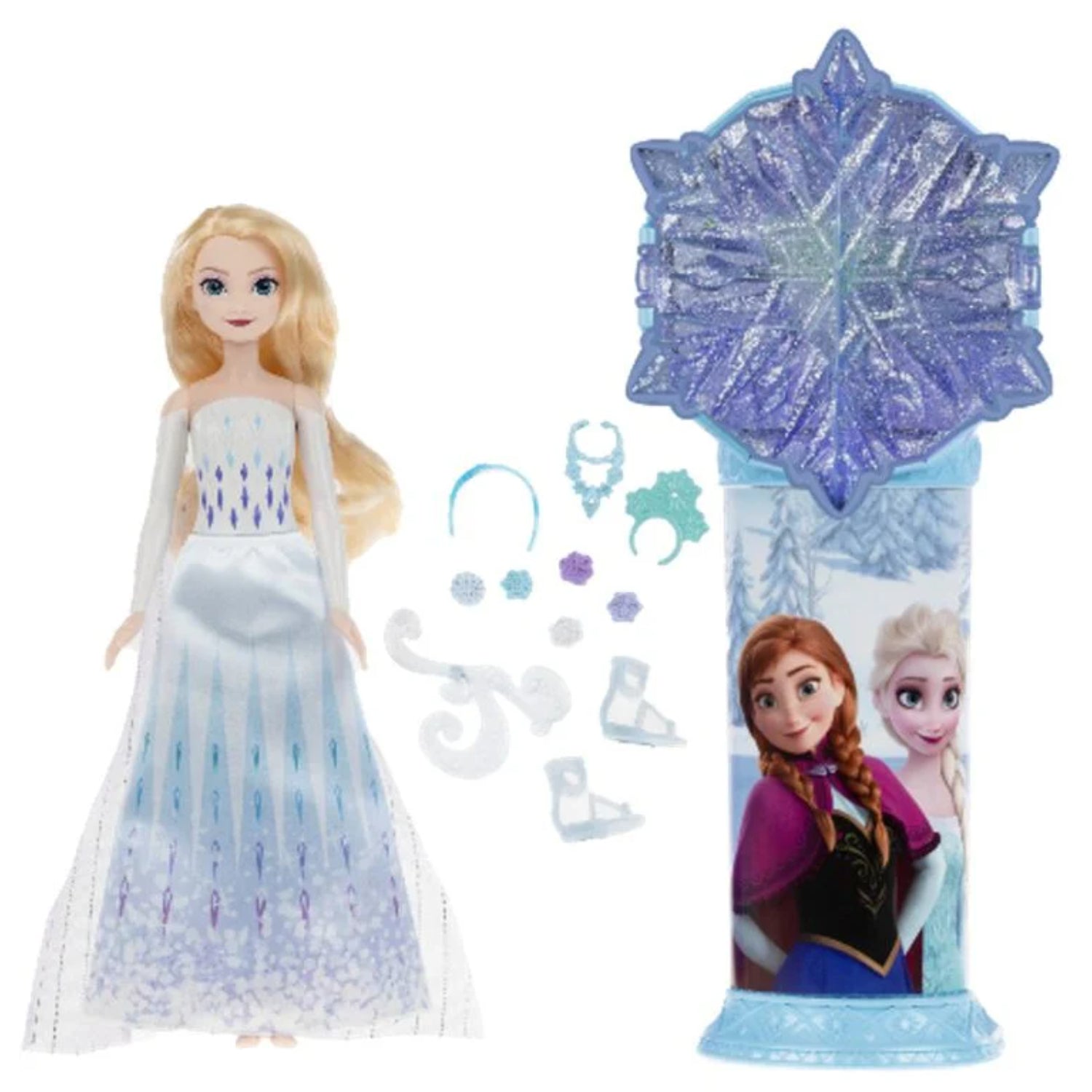 Frozen Fashion Dolls Spin  Reveal Elsa