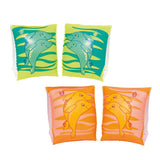 Bestway 32042-Green 23cm x 15cm Dolphin Armbands