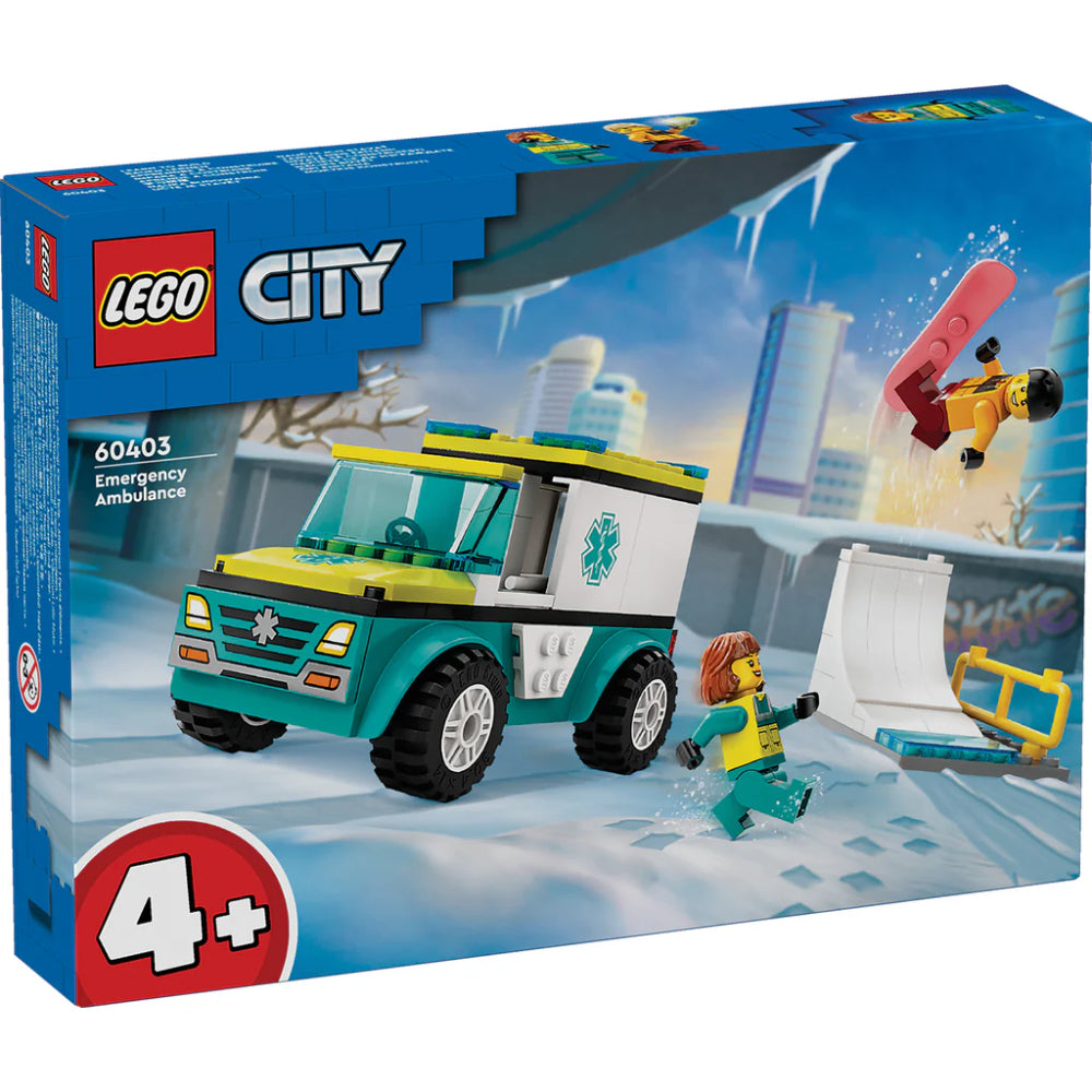 Lego Emergency Ambulance and Snow