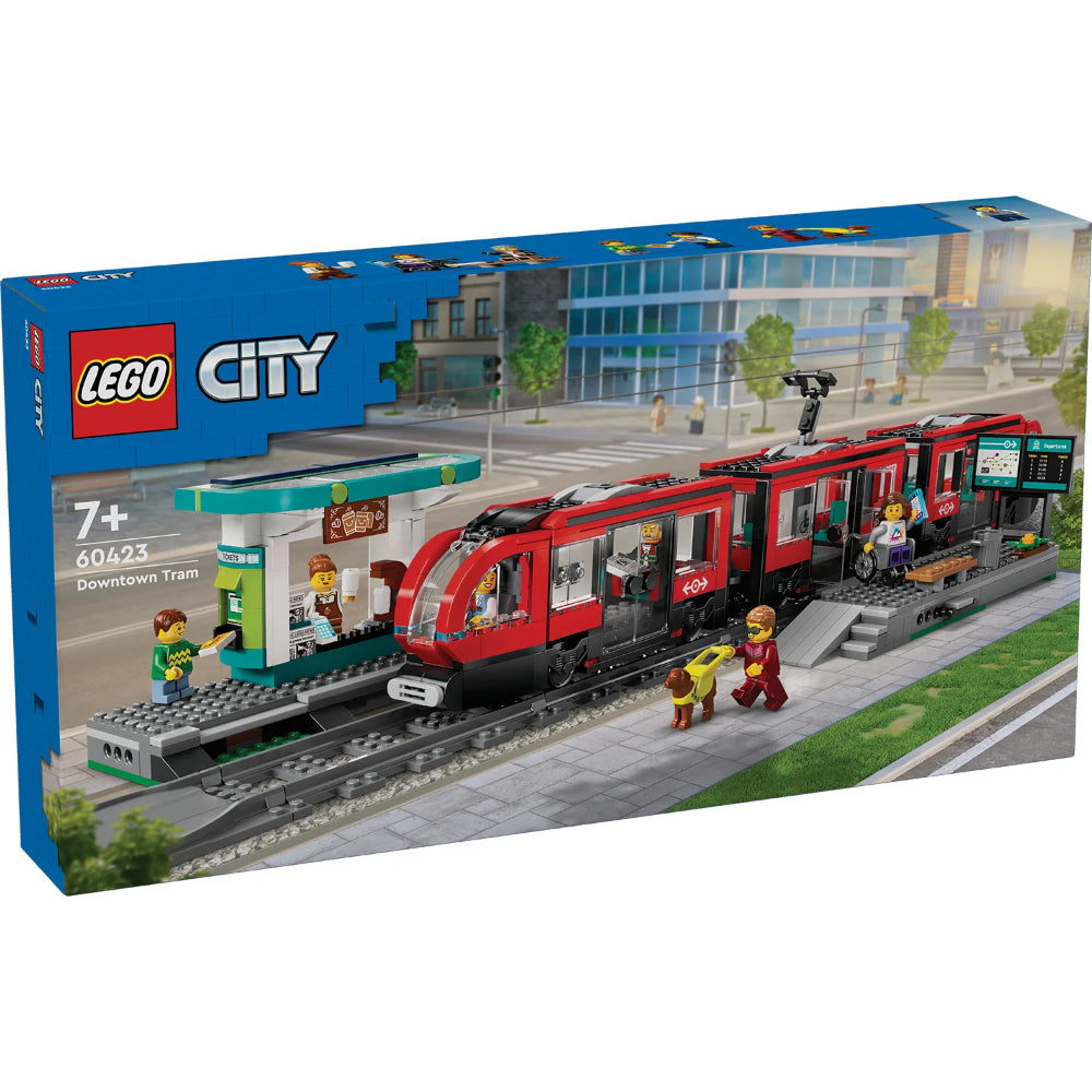 LEGO® City Downtown Tram and Station LEGO® City Downtown Tram and Station