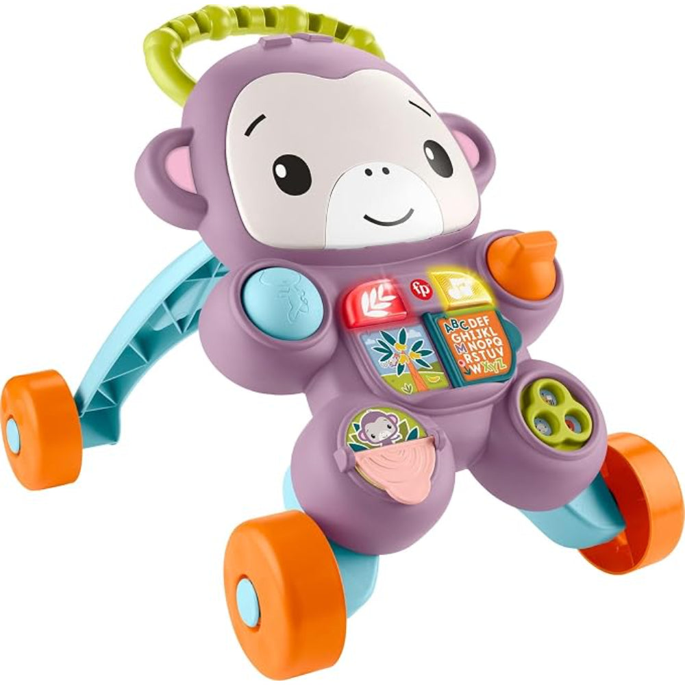 Fisher Price Learn with me Purple Monkey Walker