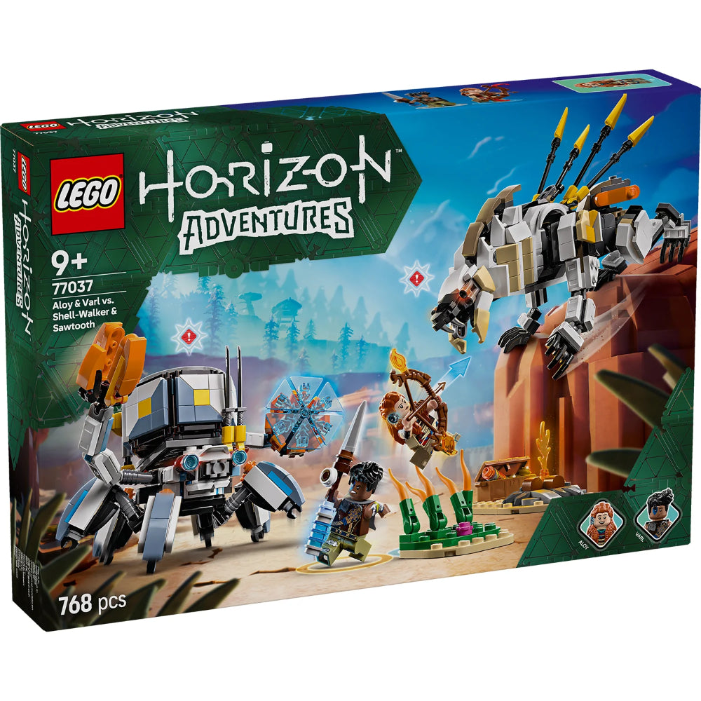 LEGO® Horizon Adventures™ Aloy & Varl vs. Shell-Walker & Sawtooth LEGO® Horizon Adventures™ Aloy & Varl vs. Shell-Walker & Sawtooth
