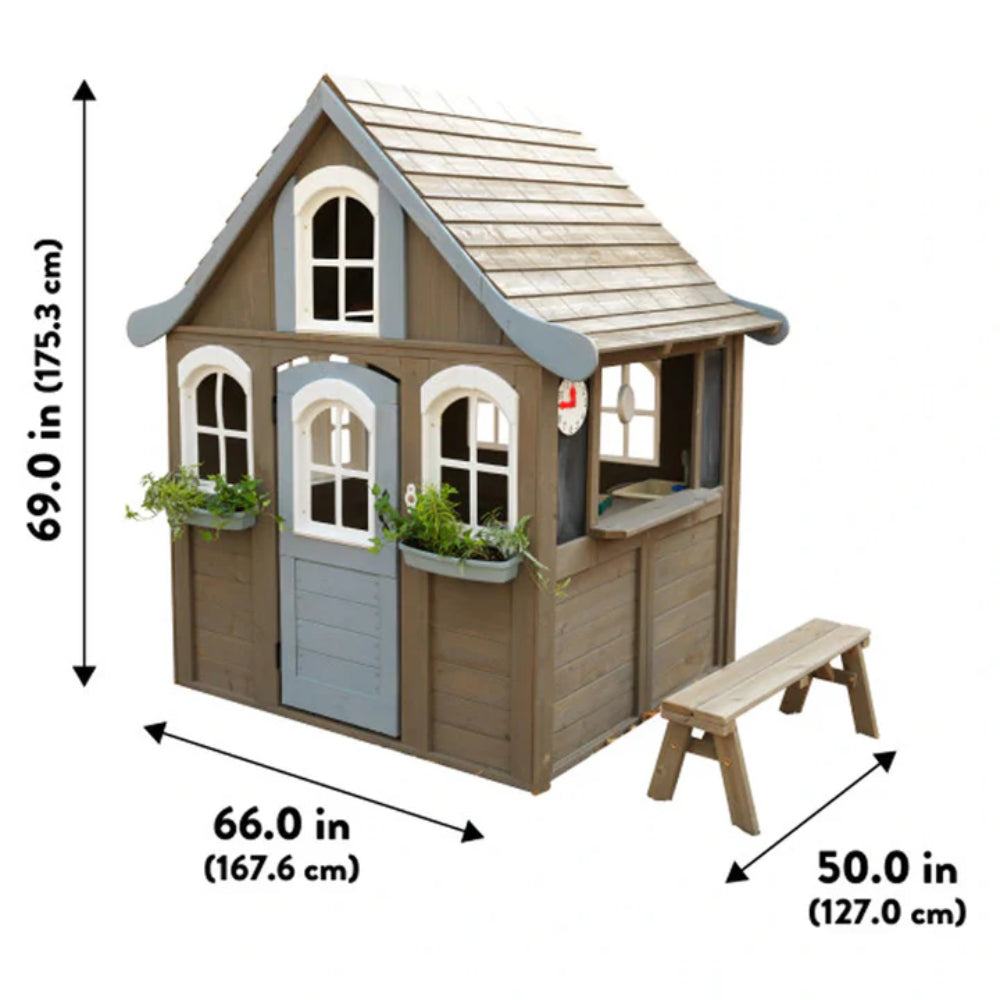 KidKraft Forestview II Wooden Outdoor Playhouse