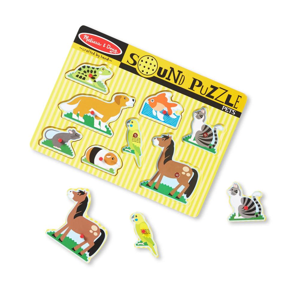 Melissa & Doug Pets Sound Puzzle - 8 Pieces Melissa & Doug Pets Sound Puzzle - 8 Pieces
