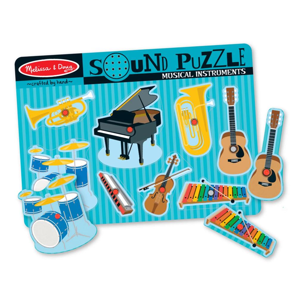 Melissa & Doug Musical Instruments Sound Puzzle - 8 Pieces Melissa & Doug Musical Instruments Sound Puzzle - 8 Pieces
