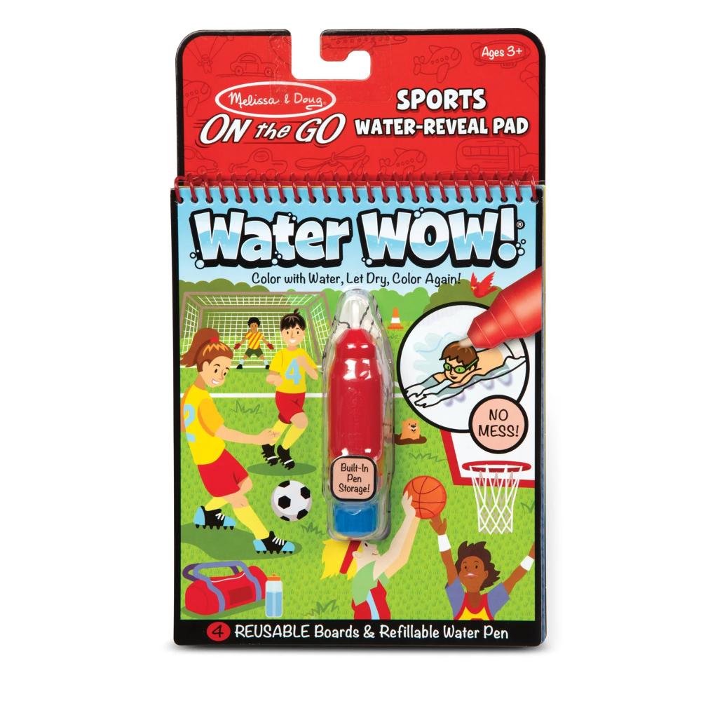 Melissa & Doug On the Go Water WOW!® Water-Reveal Activity Pad – Sports
