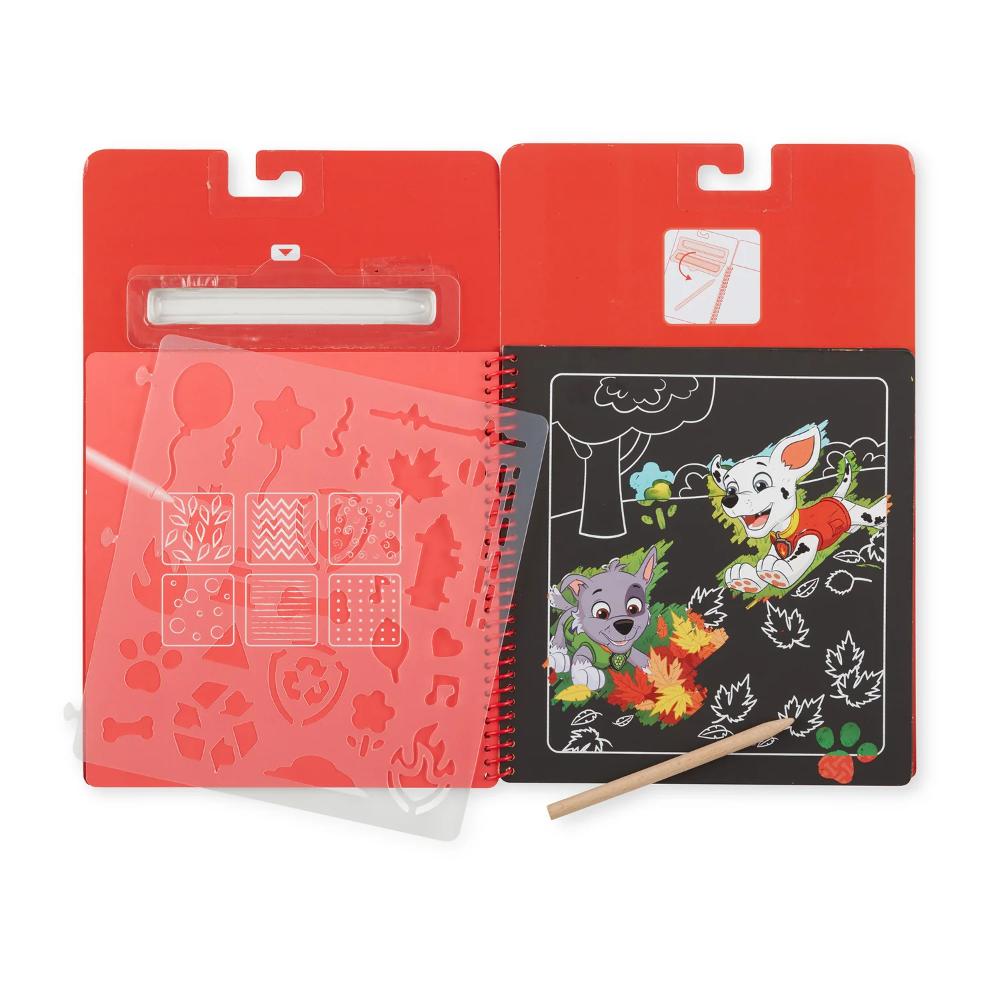 Melissa & Doug Paw Patrol Scratch Art Pad - Marshall