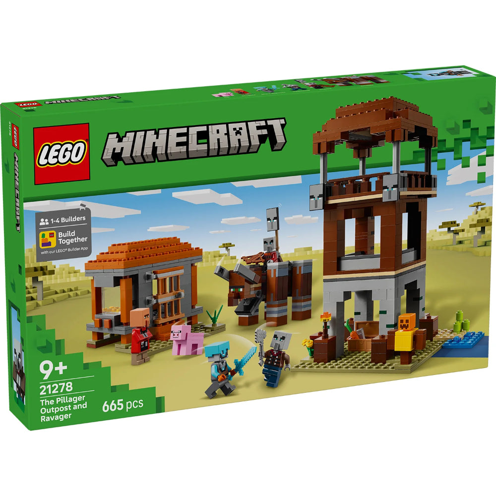 LEGO® Minecraft® The Pillager Outpost and Ravager LEGO® Minecraft® The Pillager Outpost and Ravager