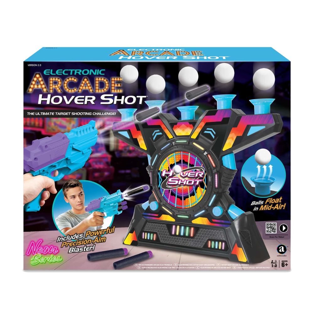 Ambassador Electronic Arcade Hover Shot 2.0 Neon Series