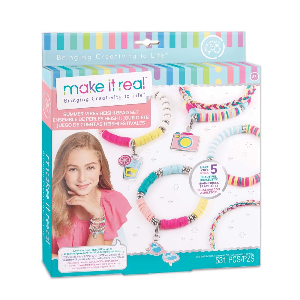 Make It Real Summer Vibes Heishi Bead Set Make It Real Summer Vibes Heishi Bead Set