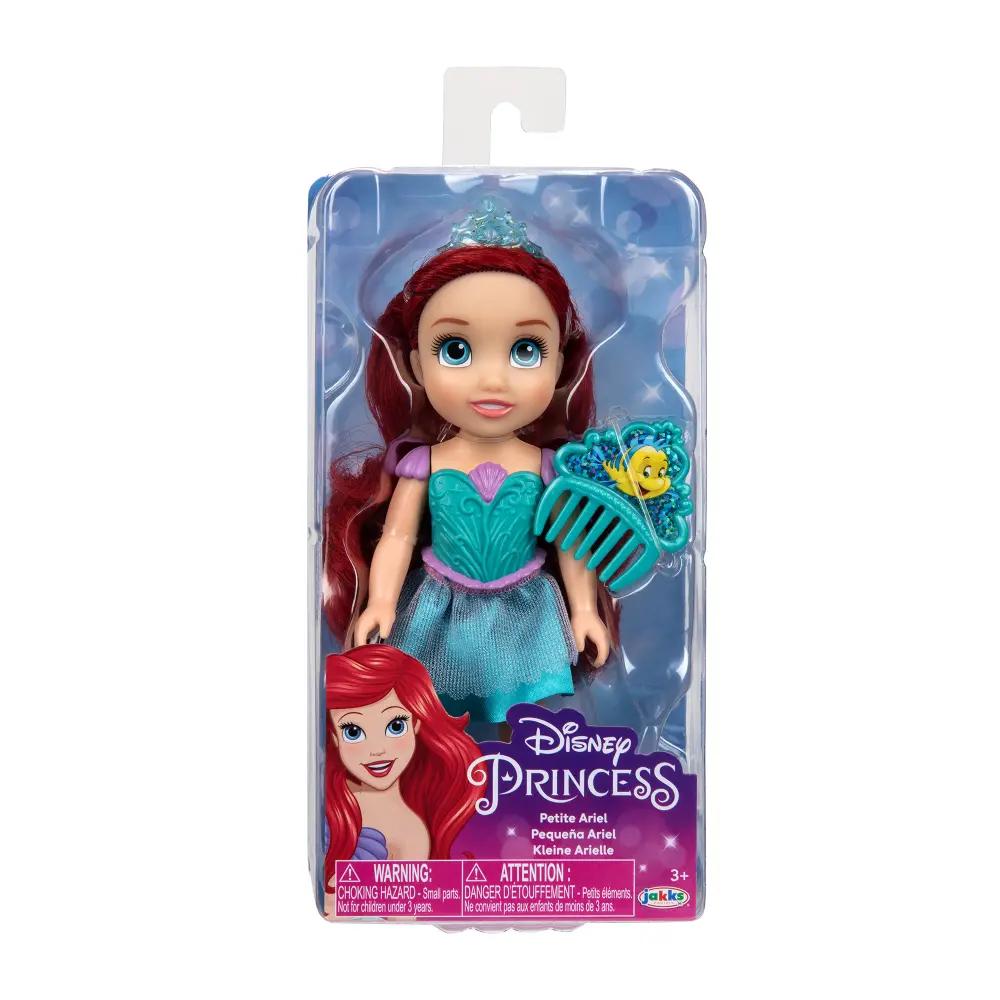 Disney Princess Petite Doll Ariel W/Comb 6