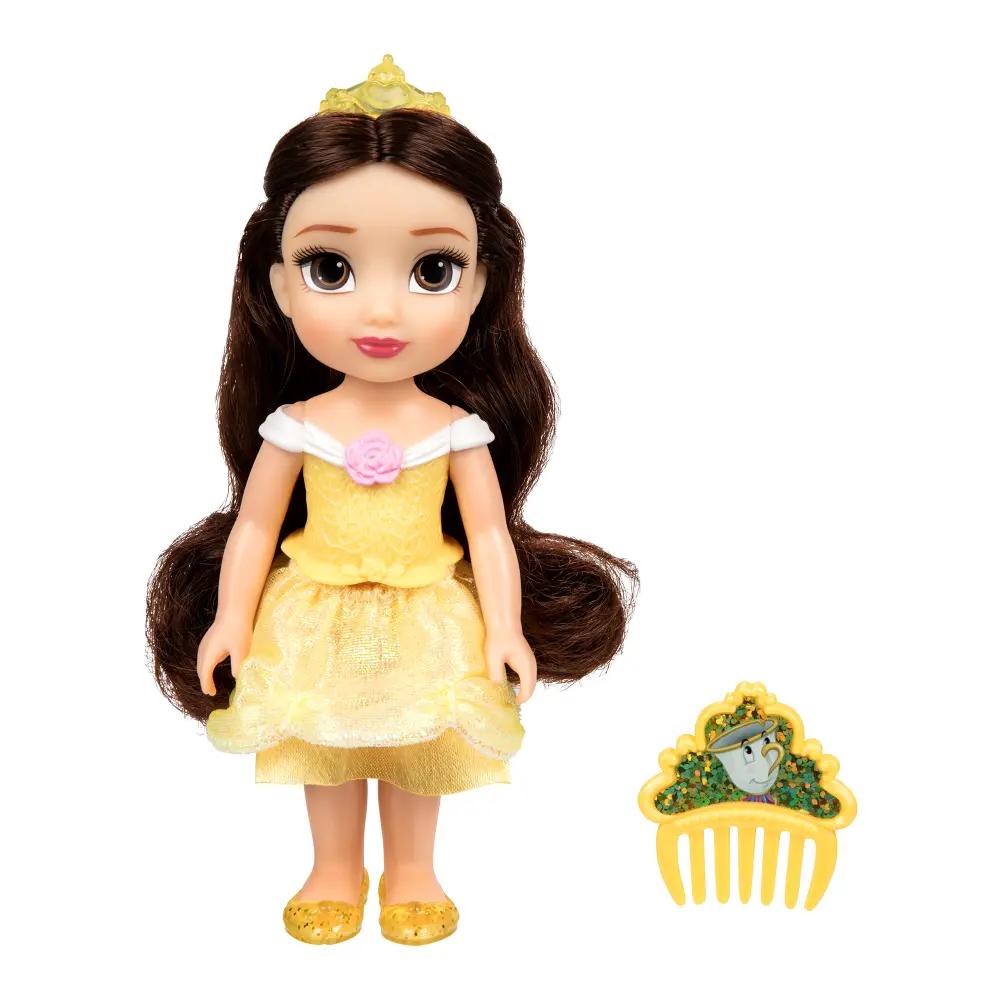 Disney Princess Petite Doll Belle W/Comb 6 Disney Princess Petite Doll Belle W/Comb 6