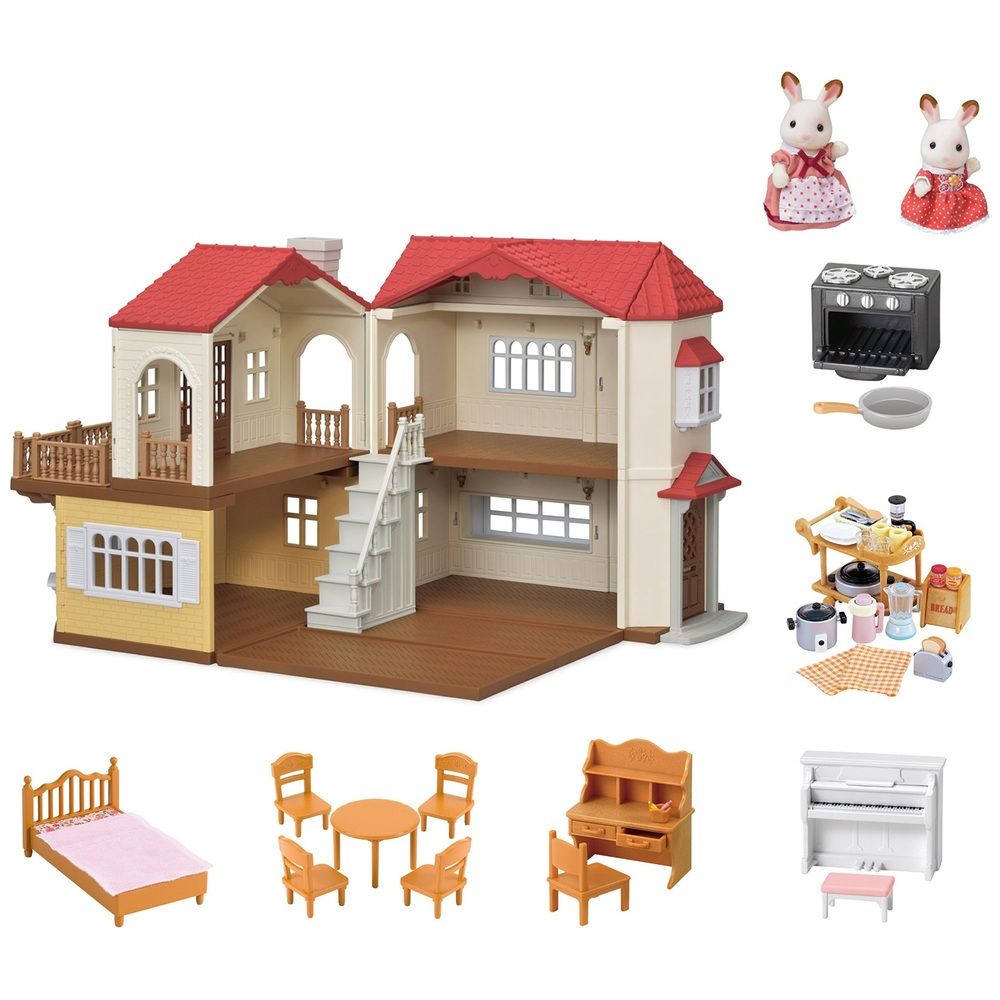 Sylvanian Families Red Roof Country Home Gift Set