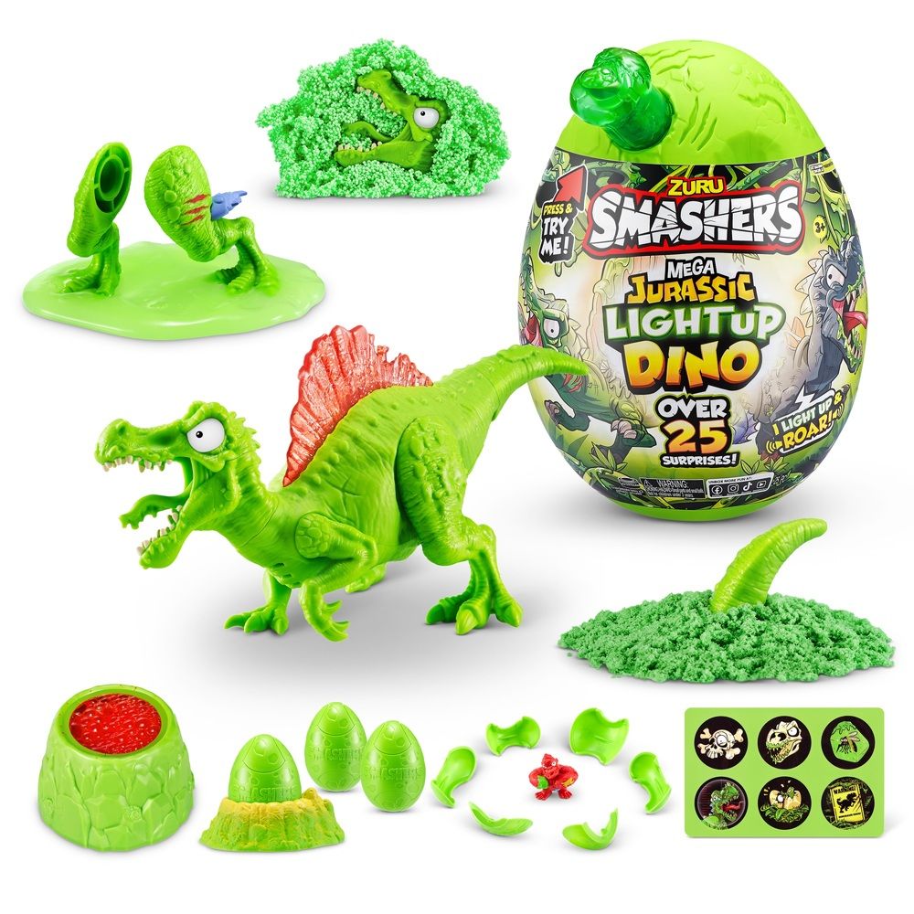 Smashers S1 Mega Jurassic Light-Up Dino