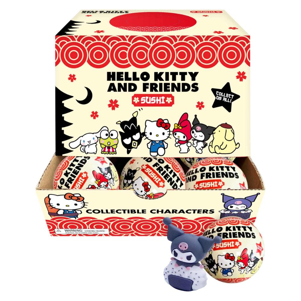 Hello Kitty and Friends Sushi Capsule Squishies