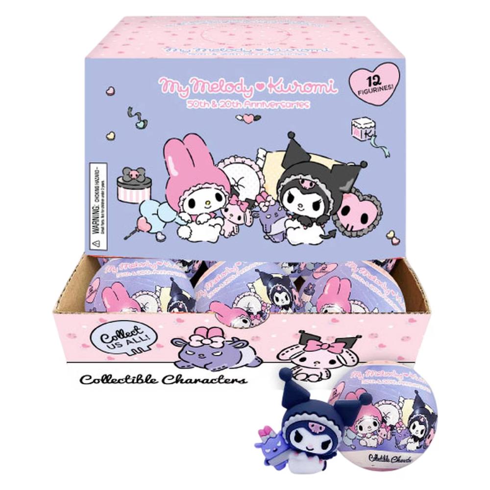 My Melody and Kuromi Collectible Figure Capsules, 65mm