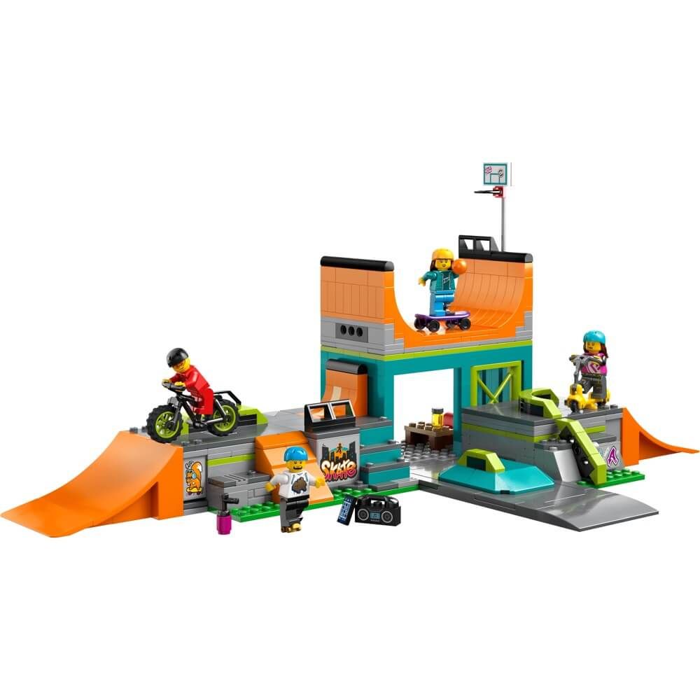 Lego City Street Skate Park 60364 Building Toy Set (454 Pieces)