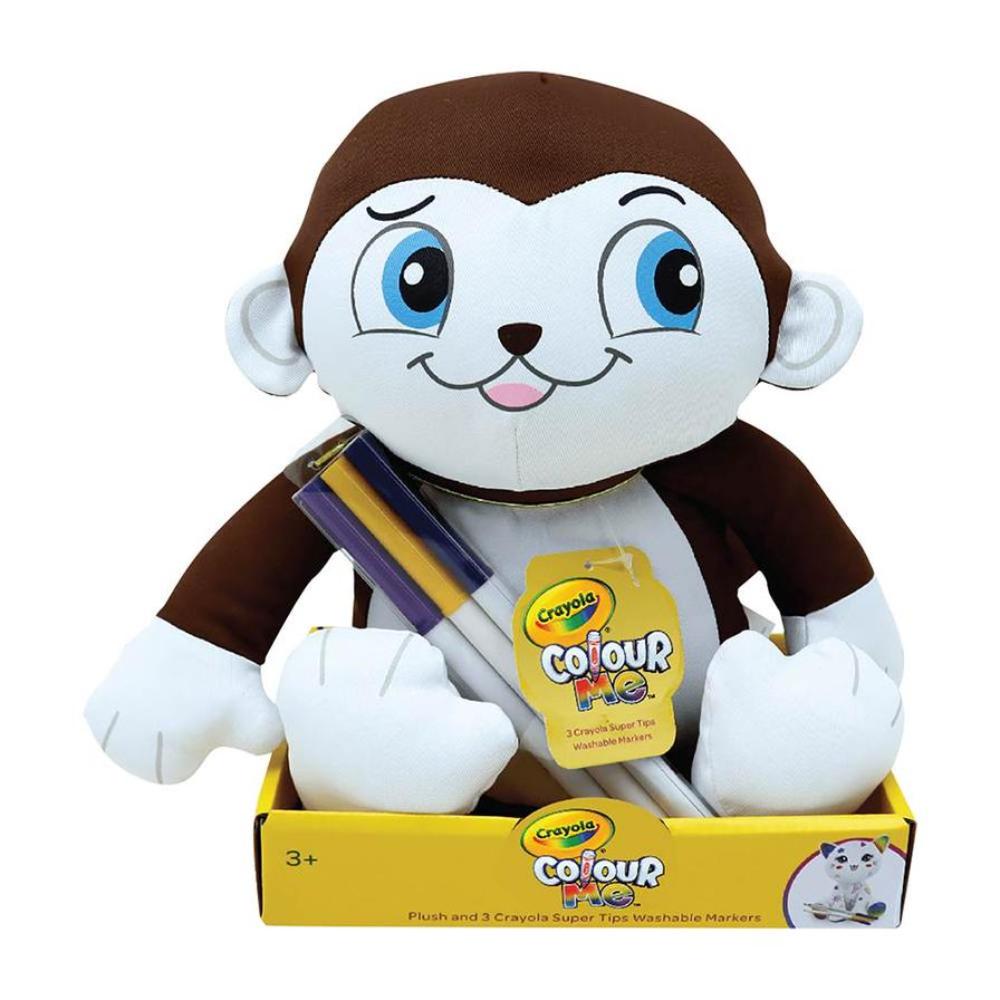 Crayola Colour Me Plush Monkey