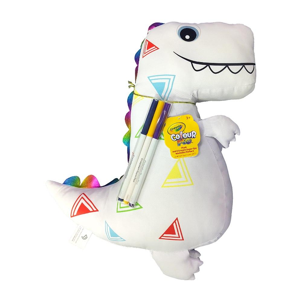 Crayola Colour Me Dinosaur Pillow