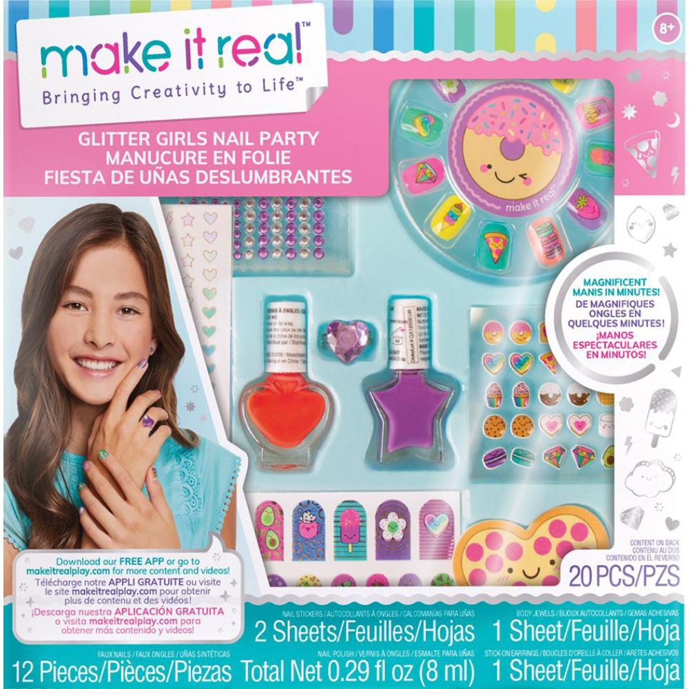 Make It Real Glitter Girls Nail Party