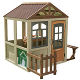 KidKraft Pioneer Cottage Wooden Outdoor Playhouse