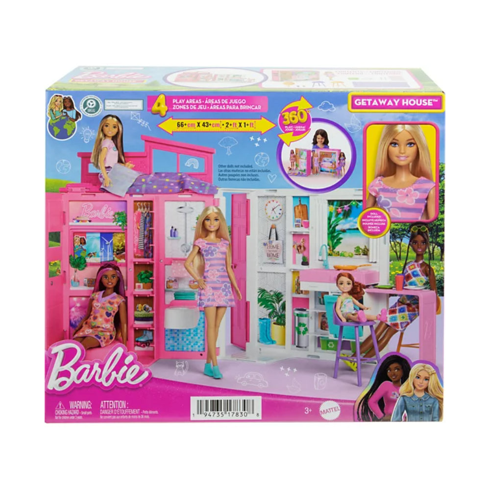 Barbie Getaway Doll House With Barbie Doll