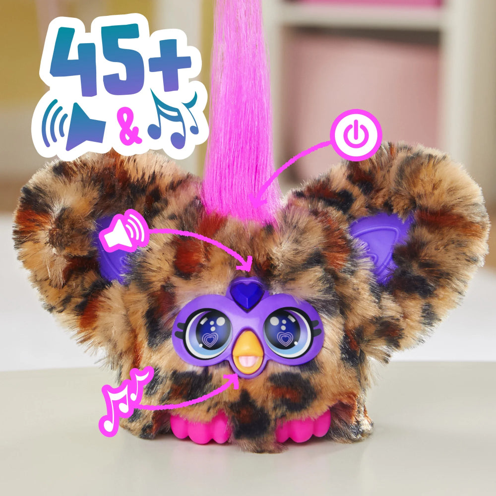 Furby Furblets Chee-Chee Mini Cheetah Friend