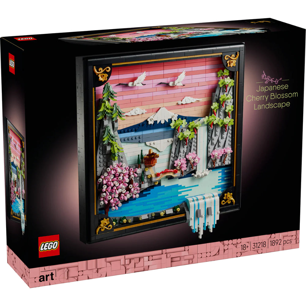 LEGO Japanese Cherry Blossom Landscape