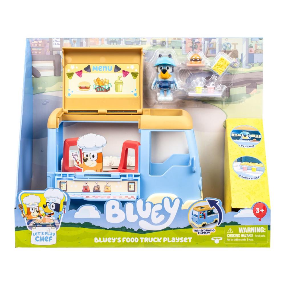 Bluey S13 Bluey Lets Play Chef Food Truck Playset