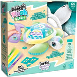 Airbrush Plush Nature  Green Turtle