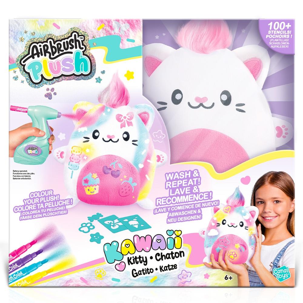 Canal Toys Airbrush Plush Kawaii Kitty Canal Toys Airbrush Plush Kawaii Kitty