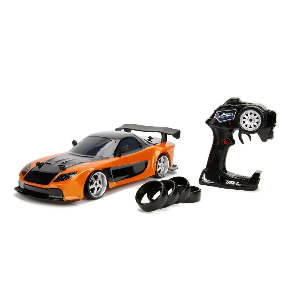 Fast & Furious 1:10 Han's 1993 Mazda RX-7 Drift Power Slide R/C