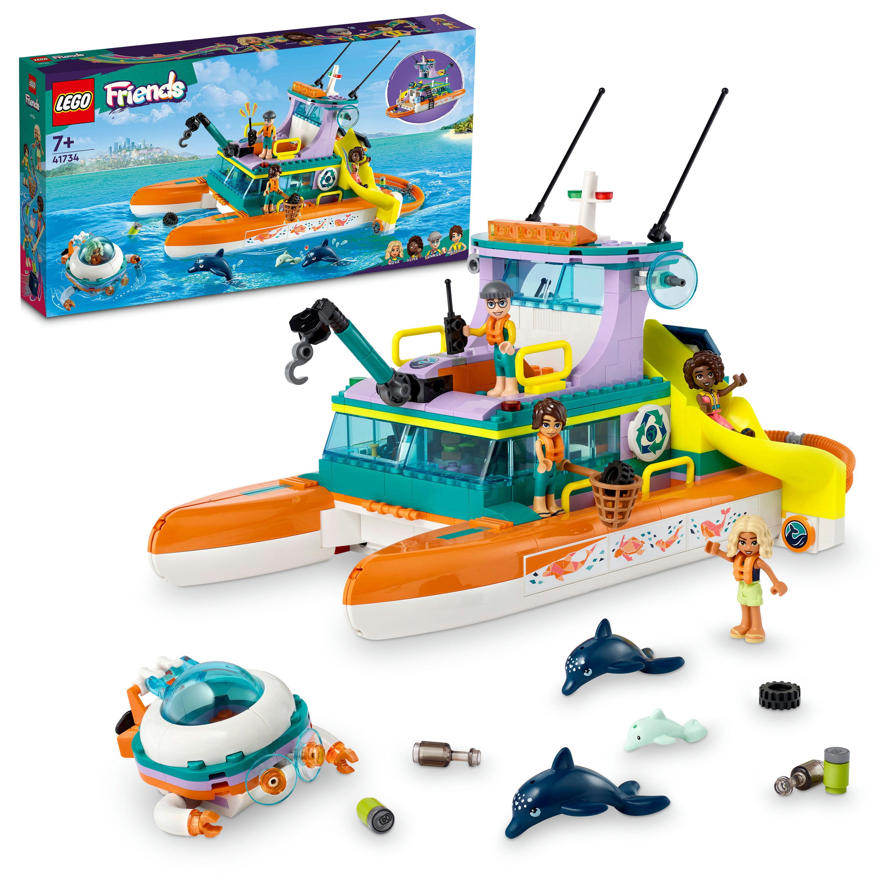Lego Sea Rescue Boat Lego Sea Rescue Boat