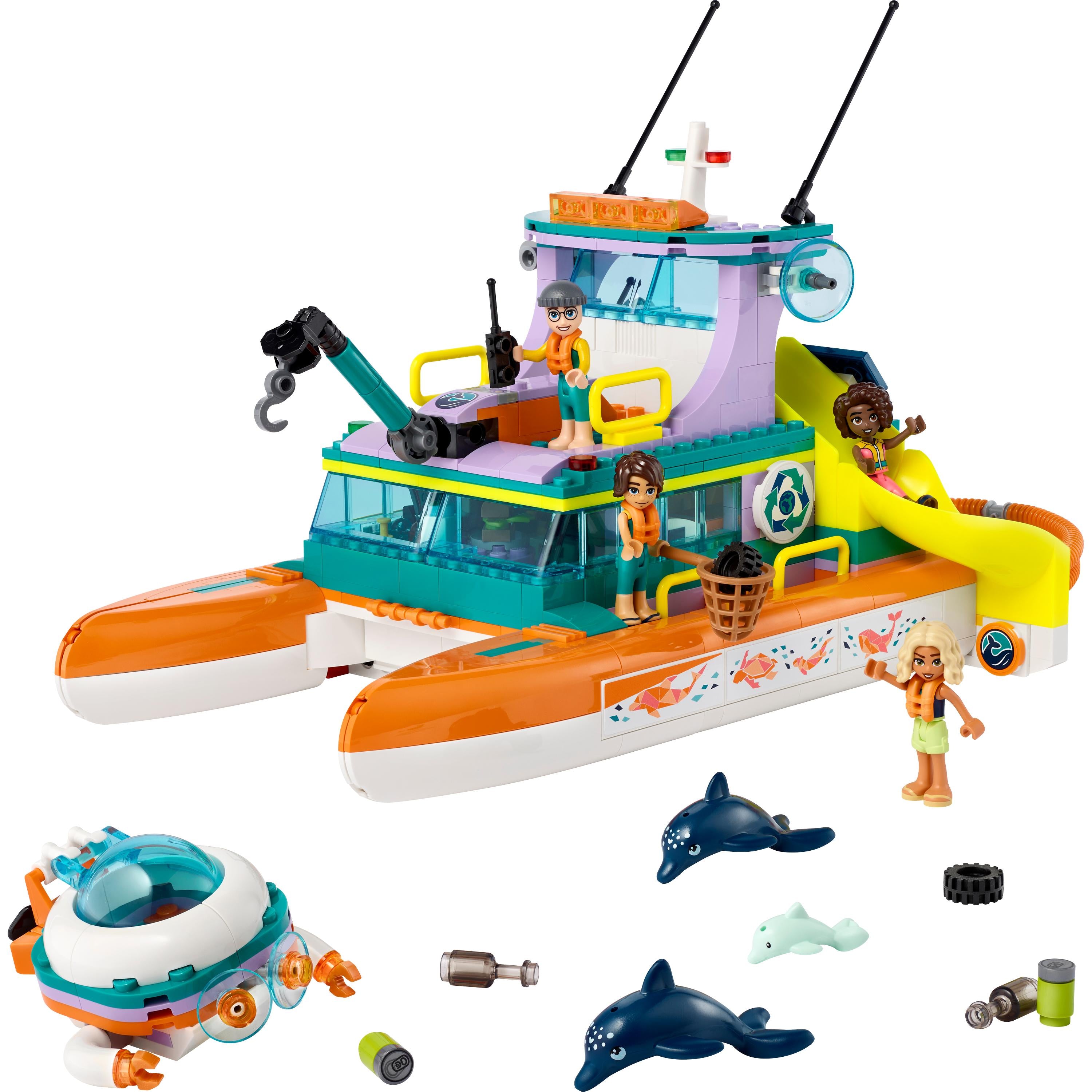 Lego Sea Rescue Boat Lego Sea Rescue Boat