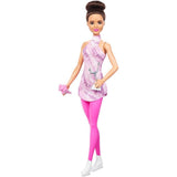 Barbie Ice Skater Doll in Pink Outfit