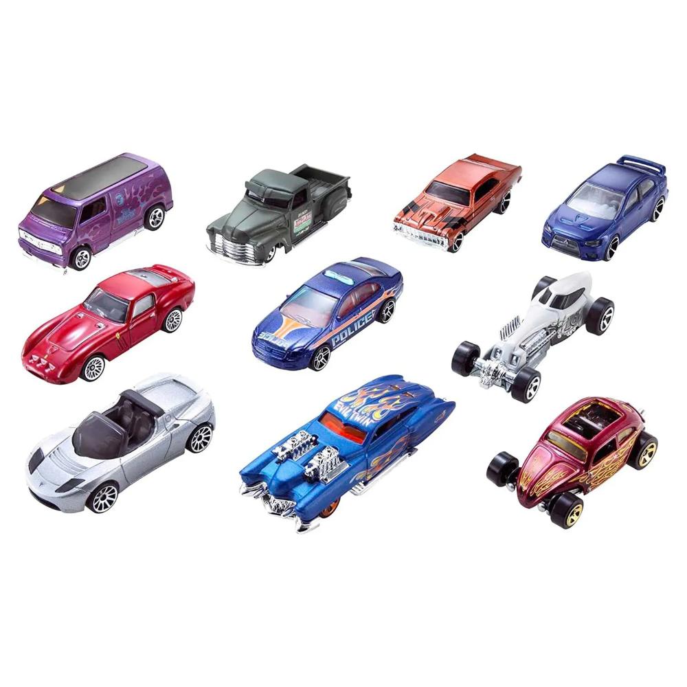 Hot Wheels Basic Car 10Pack Asst Hot Wheels Basic Car 10Pack Asst
