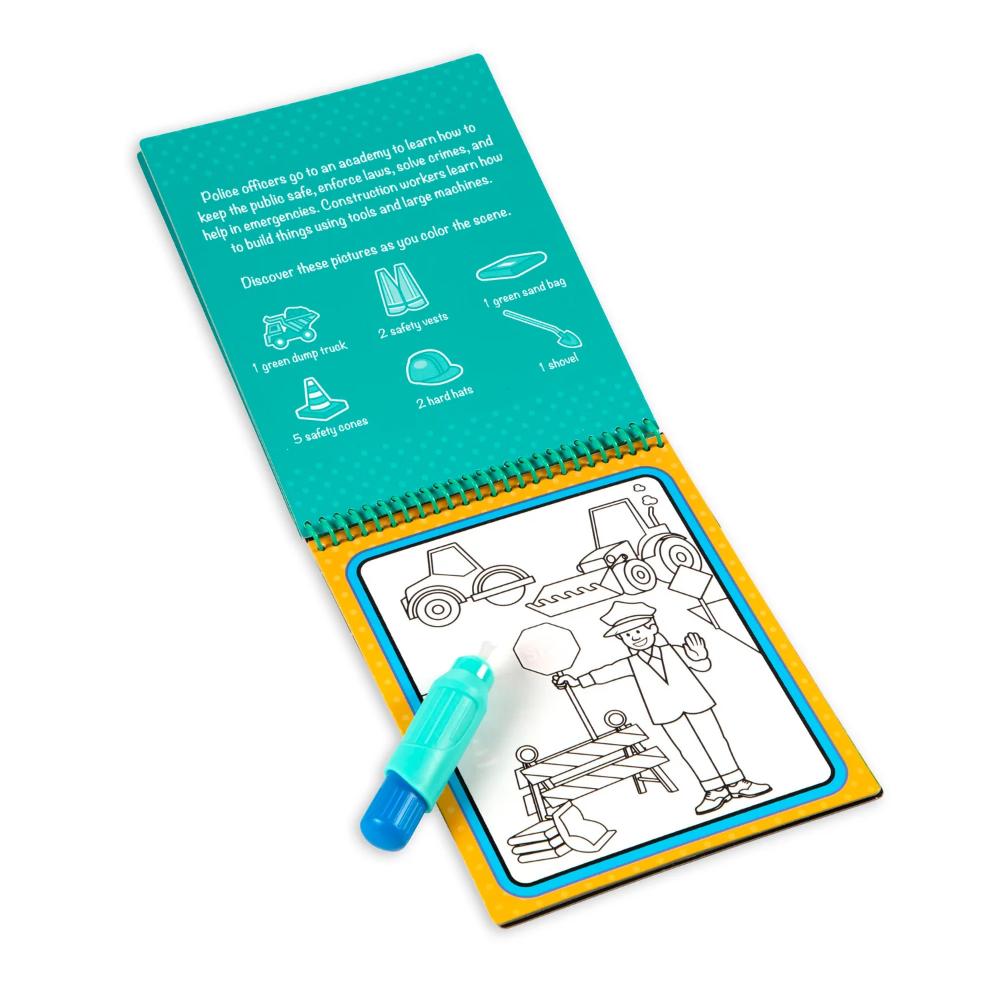 Melissa & Doug Water Wow! Water Reveal Pad On the Go Occupations