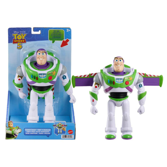 Toy Story 5 12" Signature Pop Out Wings Buzz Action Figure