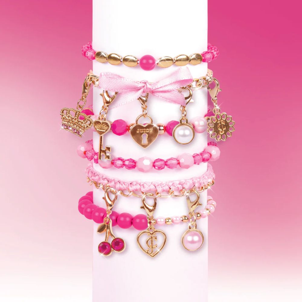 Make It Real Juicy Couture Perfectly Pink Bracelets