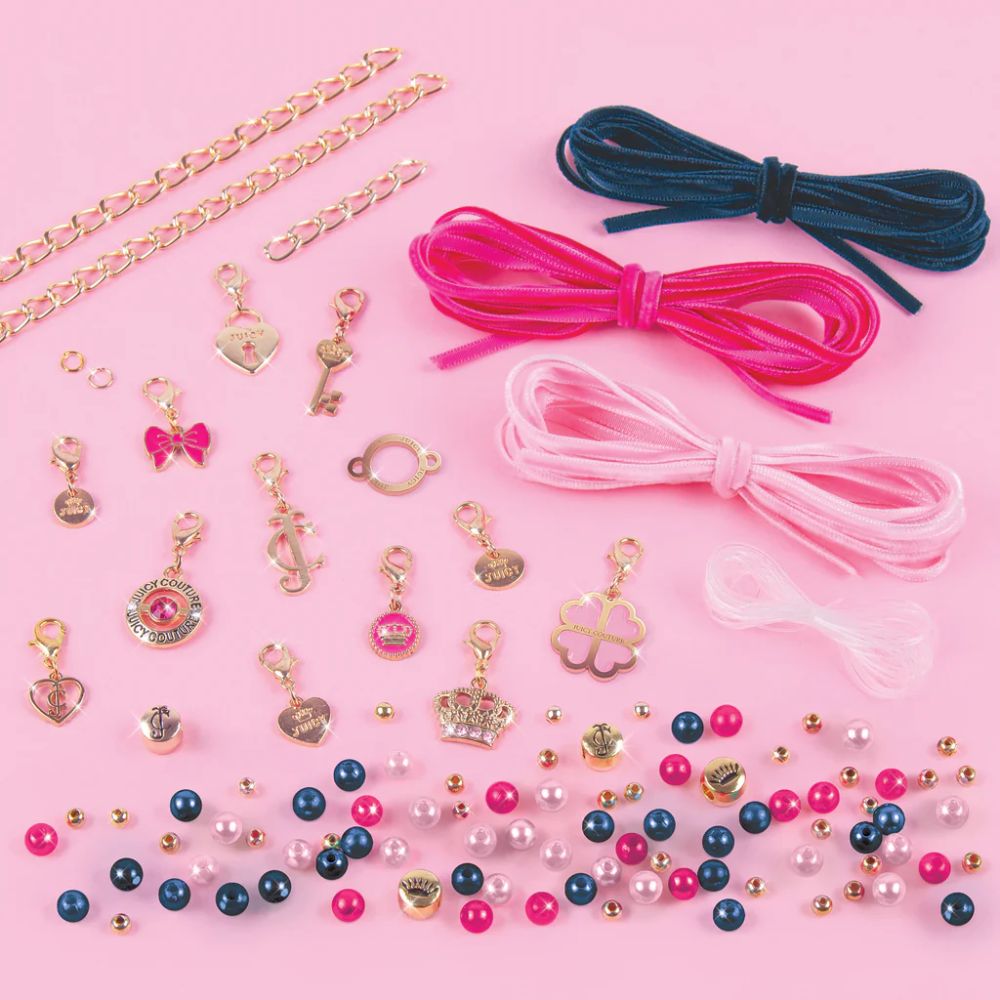 Make It Real Juicy Couture Charmed By Velvet & Pearls Bracelets