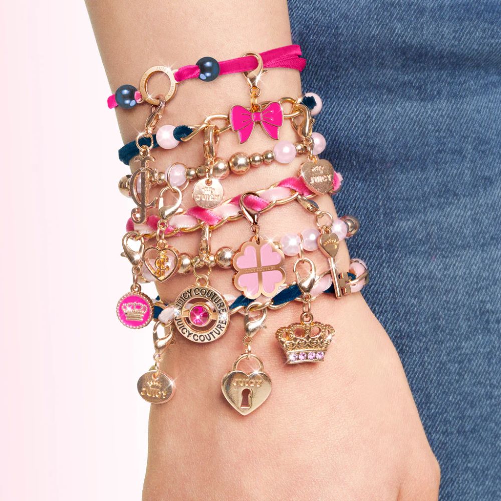 Make It Real Juicy Couture Charmed By Velvet & Pearls Bracelets
