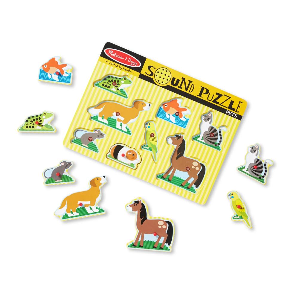 Melissa & Doug Pets Sound Puzzle - 8 Pieces Melissa & Doug Pets Sound Puzzle - 8 Pieces