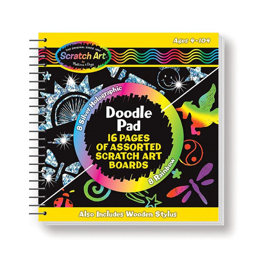 Melissa & Doug - Scratch Art® Doodle Pad Book