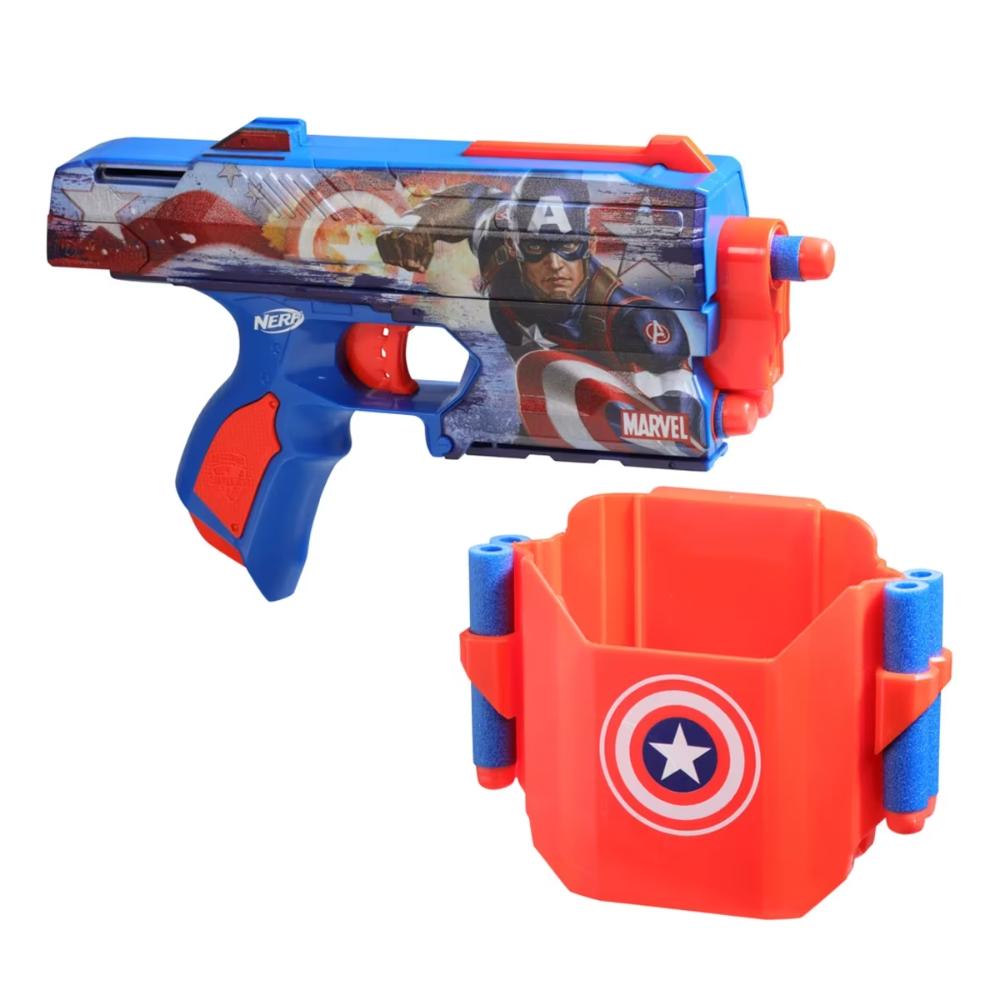 Nerf Marvel Captain America Dart Blaster Nerf Marvel Captain America Dart Blaster