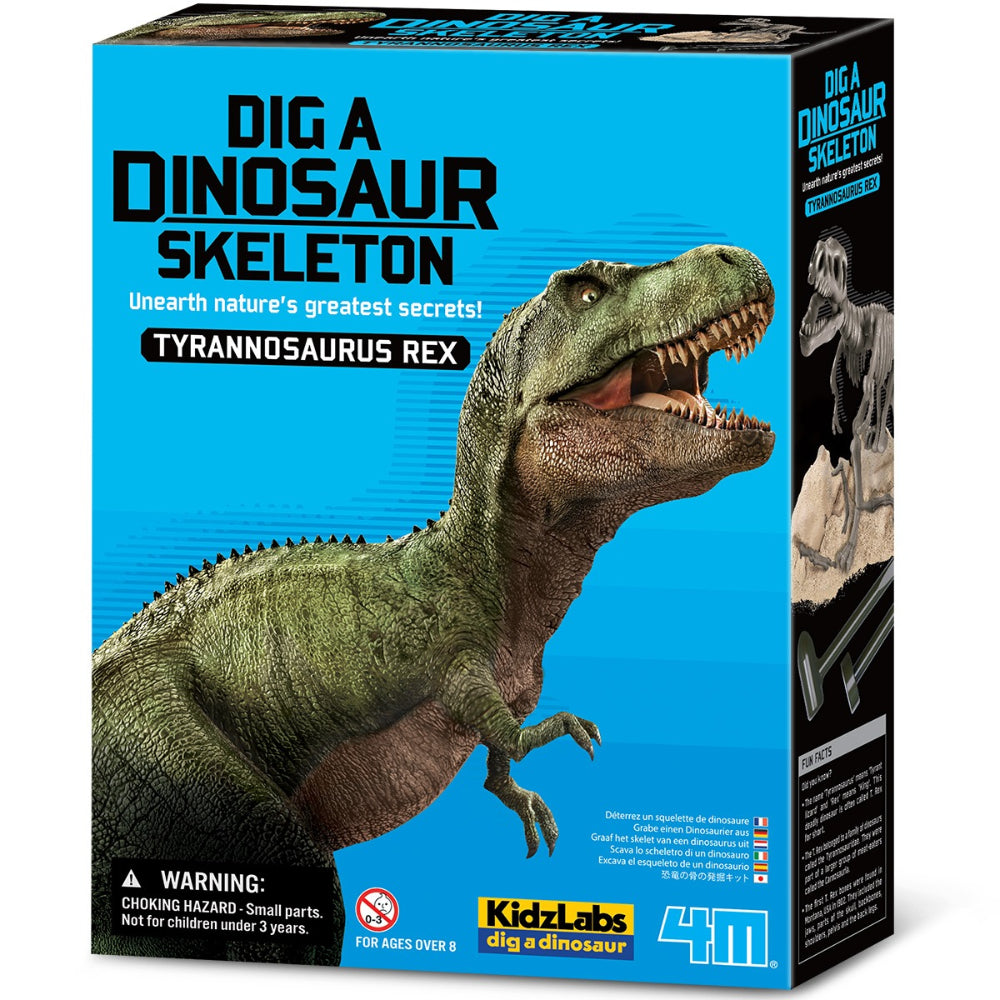 4M KidzLabs Dig A Dinosaur Skeleton Tyrannosaurus Rex