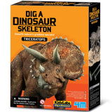 4M KidzLabs Dig A Dinosaur Skeleton Triceratops